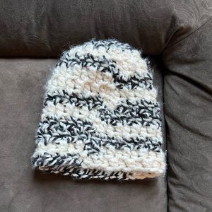 Hand knitted beanie